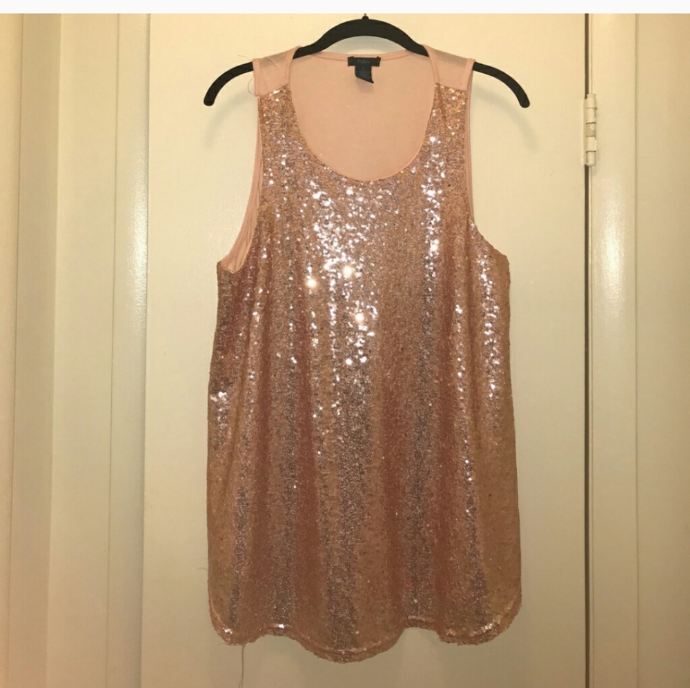 Rose Gold Tank Top Plus Size 1X Charlotte Russe
